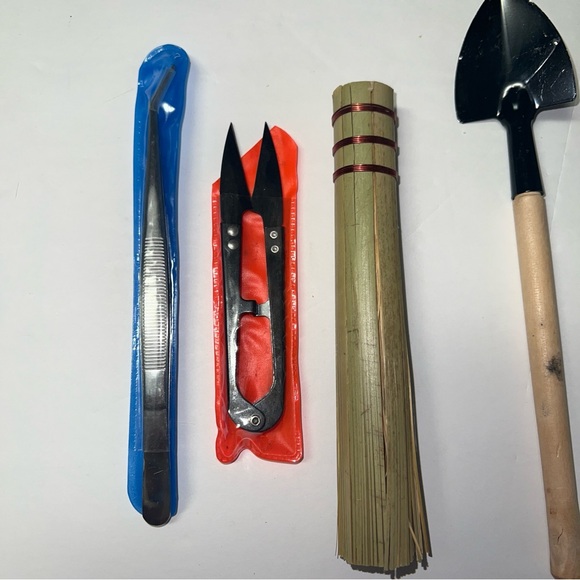 Bonsai Tools Set with 6PCS And Carrying Pouch Heavy Duty Kit, Trimming Scissors - Picture 3 of 9